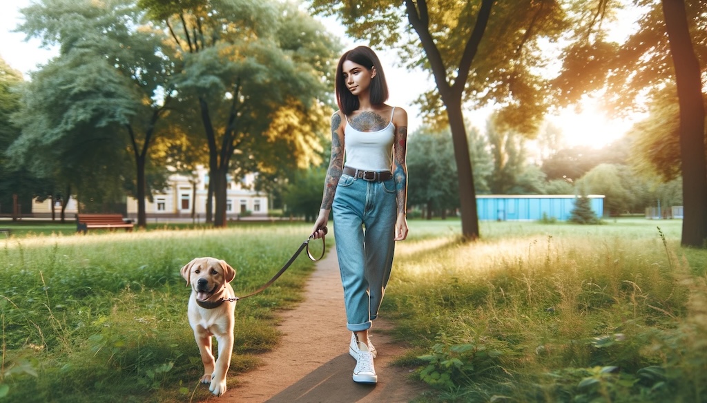 mindful walking on pet walks